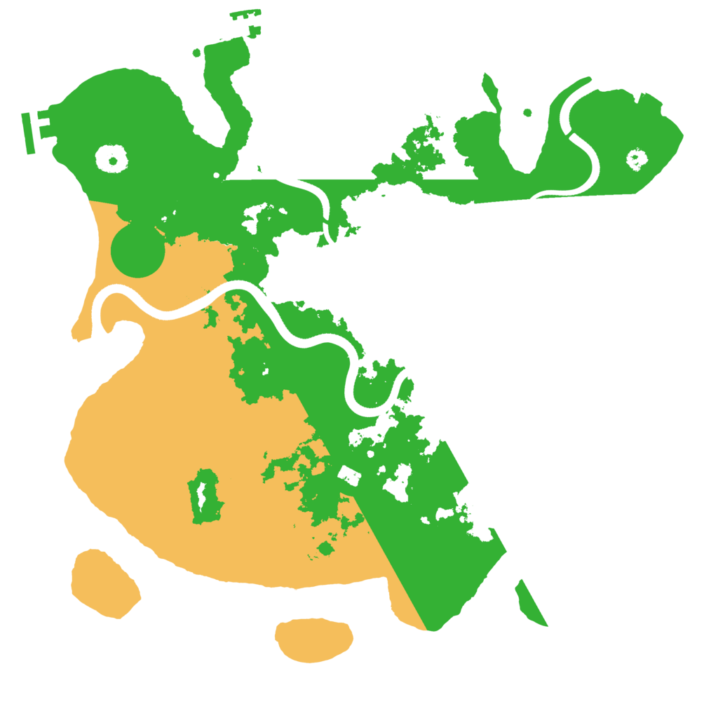 Biome Rust Map: Procedural Map, Size: 3500, Seed: 2130757399