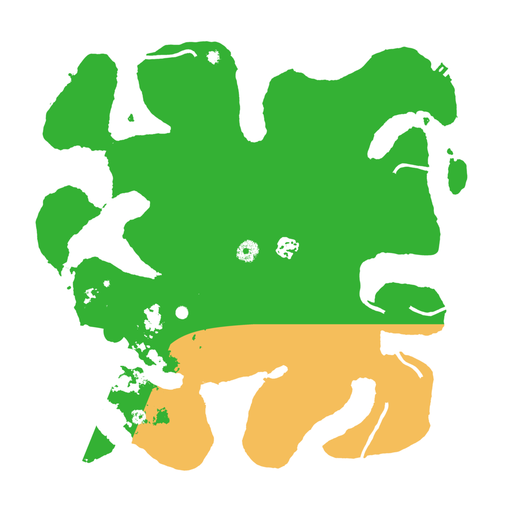 Biome Rust Map: Procedural Map, Size: 3500, Seed: 955088243