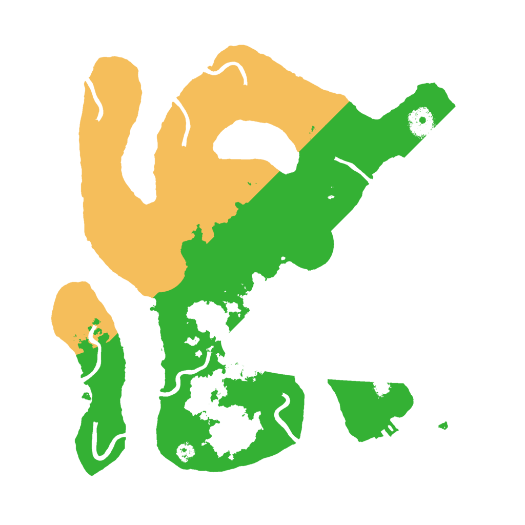 Biome Rust Map: Procedural Map, Size: 3000, Seed: 771762