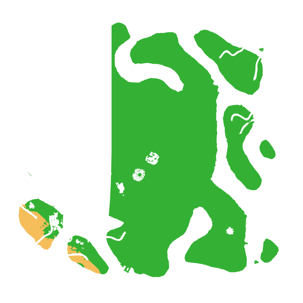 Biome Rust Map: Procedural Map, Size: 3600, Seed: 2132427487