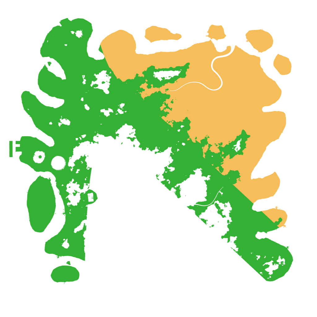 Biome Rust Map: Procedural Map, Size: 3950, Seed: 1090772663