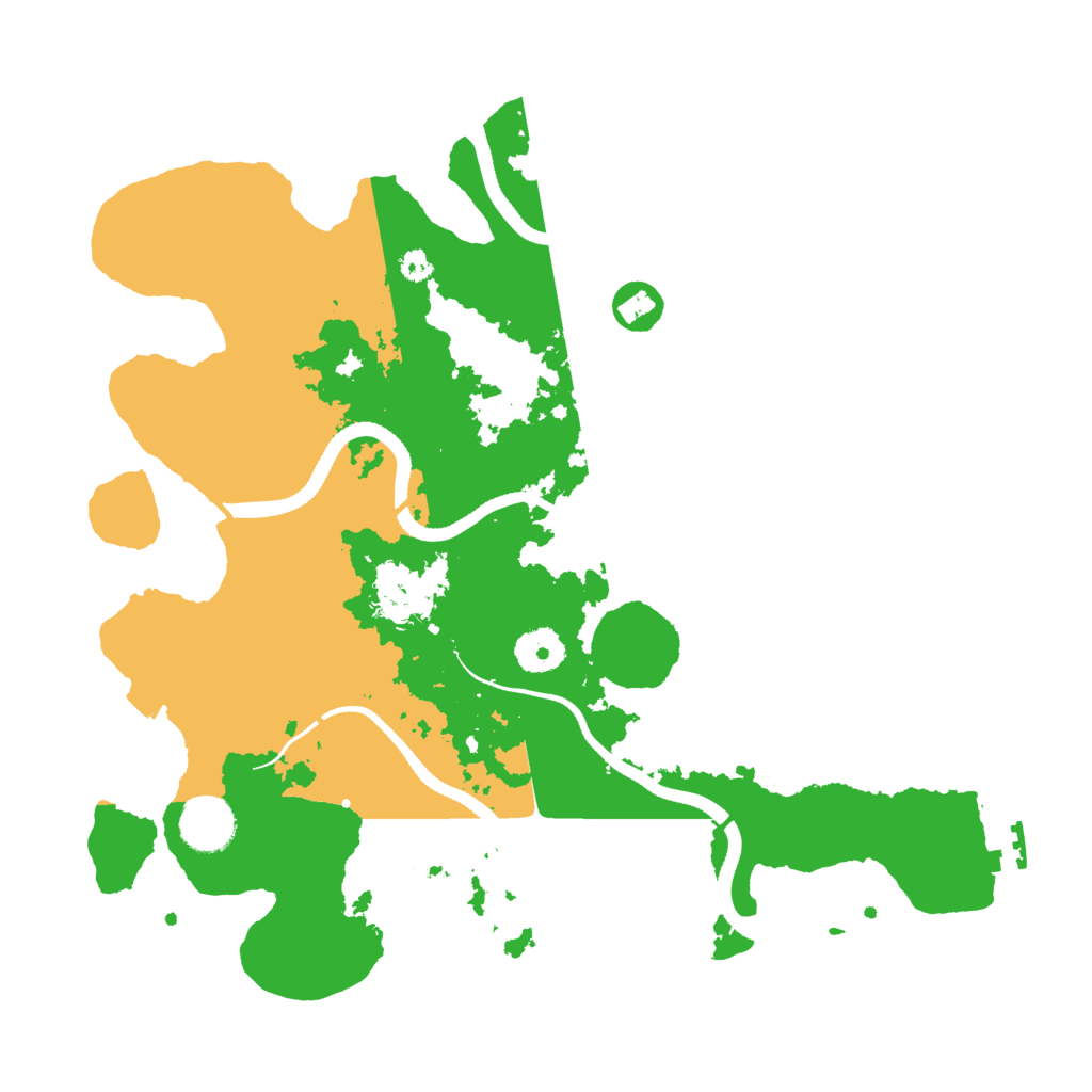 Biome Rust Map: Procedural Map, Size: 3500, Seed: 2026