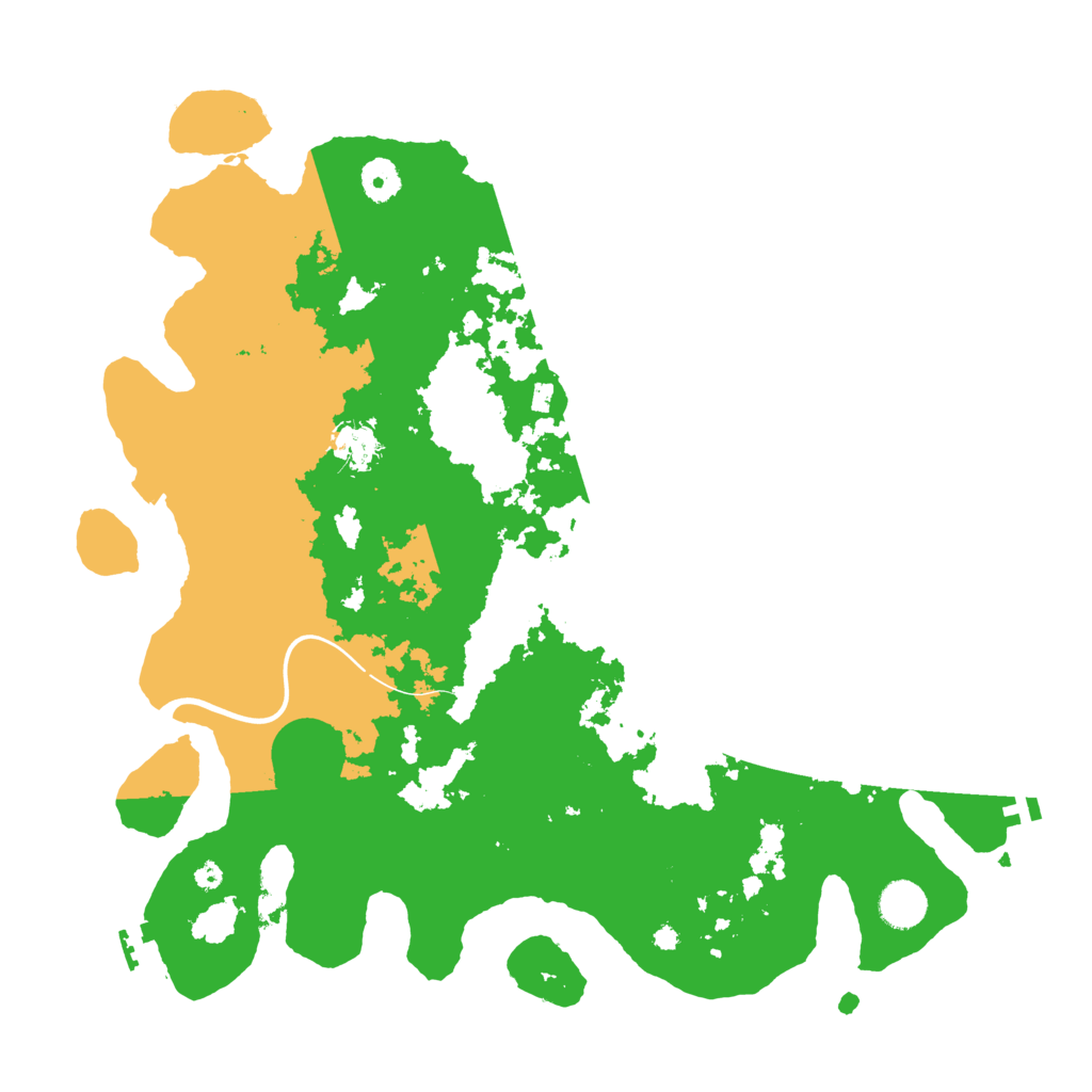 Biome Rust Map: Procedural Map, Size: 3999, Seed: 192