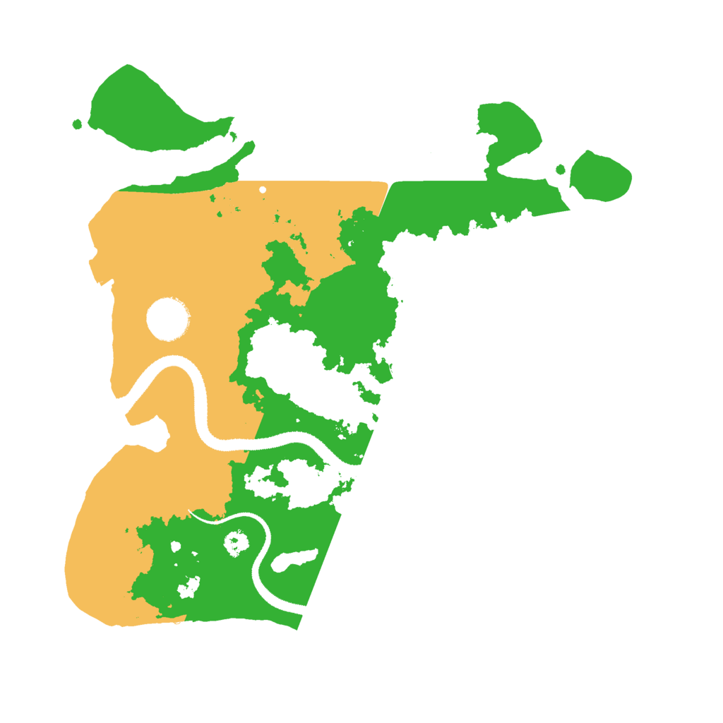Biome Rust Map: Procedural Map, Size: 3000, Seed: 508056