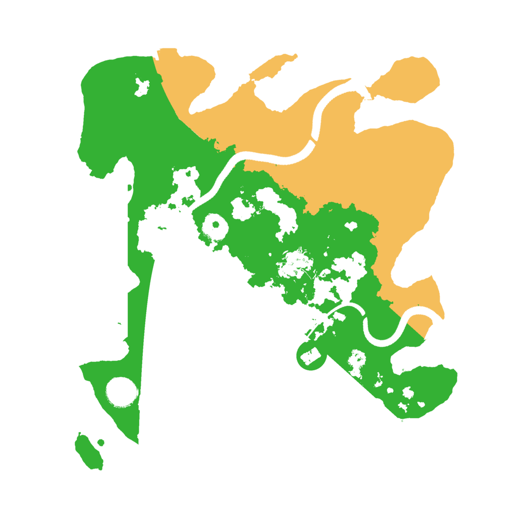 Biome Rust Map: Procedural Map, Size: 3000, Seed: 9513654