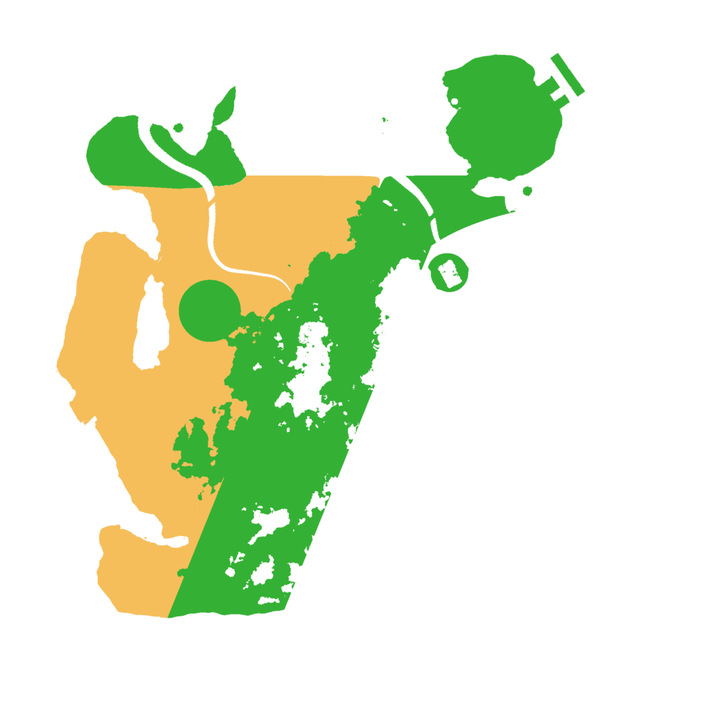 Biome Rust Map: Procedural Map, Size: 3000, Seed: 147237490