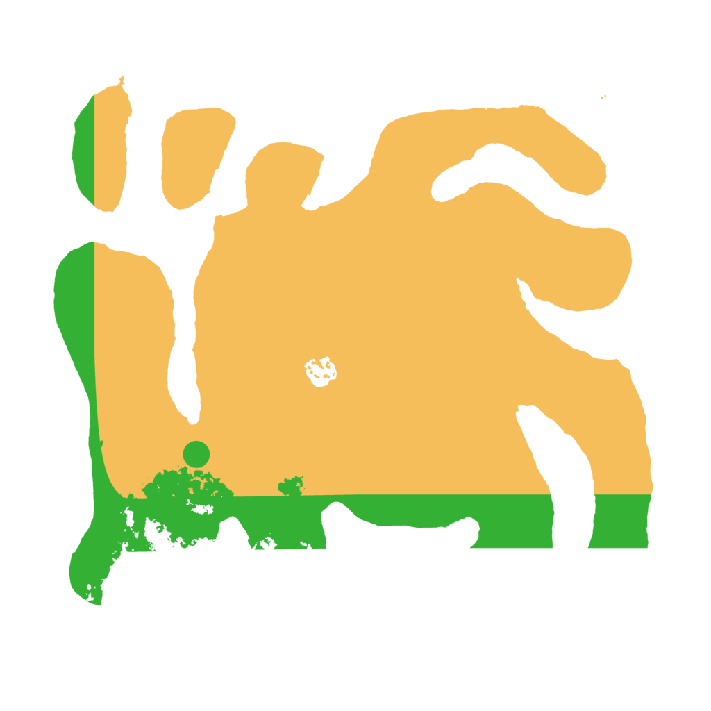 Biome Rust Map: Barren, Size: 3500, Seed: 5823764