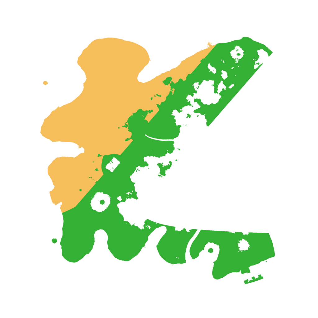 Biome Rust Map: Procedural Map, Size: 2500, Seed: 451241