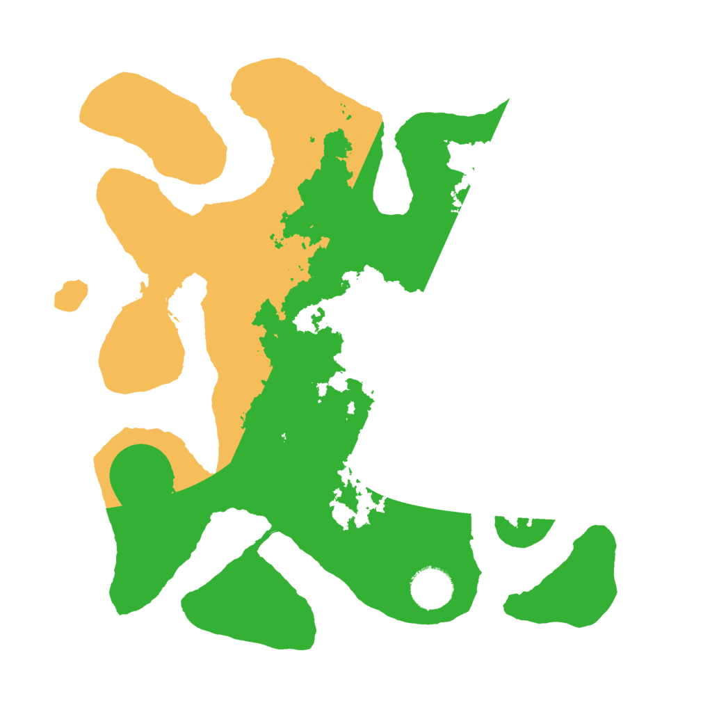 Biome Rust Map: Barren, Size: 3000, Seed: 524864