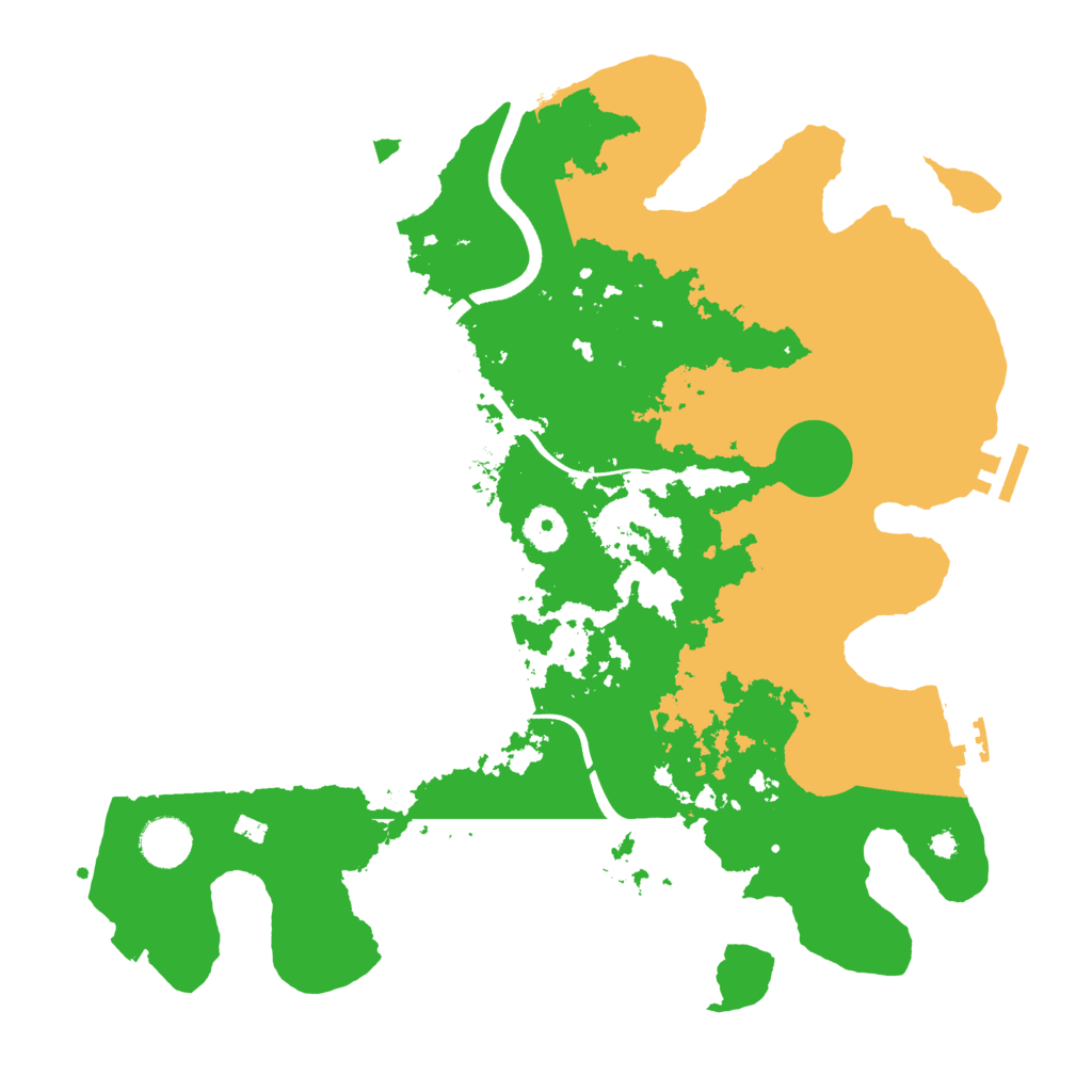 Biome Rust Map: Procedural Map, Size: 3750, Seed: 1000447778
