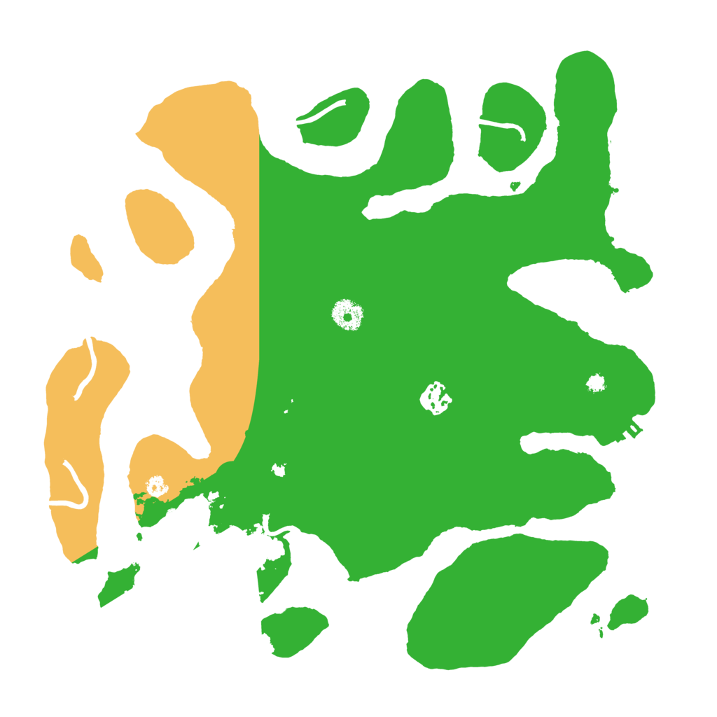 Biome Rust Map: Procedural Map, Size: 3501, Seed: 11888