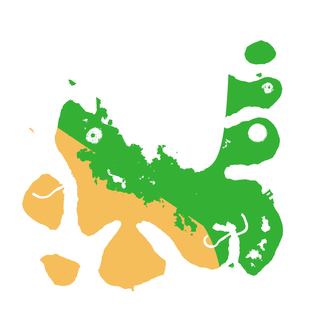 Biome Rust Map: Procedural Map, Size: 3000, Seed: 612476