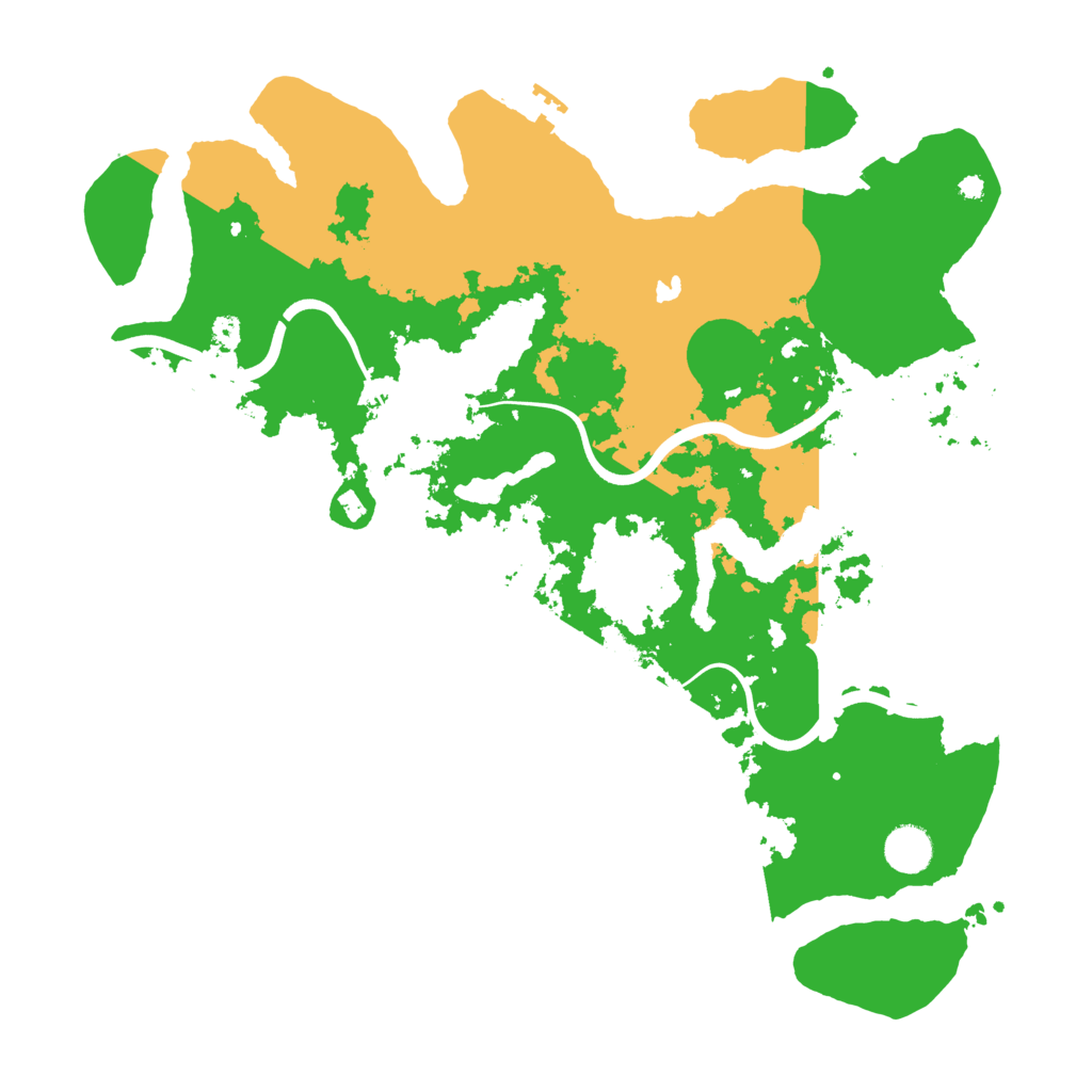 Biome Rust Map: Procedural Map, Size: 4000, Seed: 31849