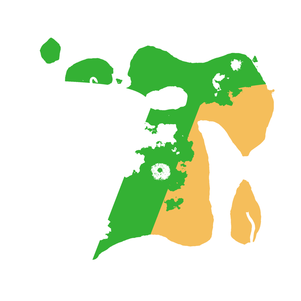 Biome Rust Map: Procedural Map, Size: 2500, Seed: 5036