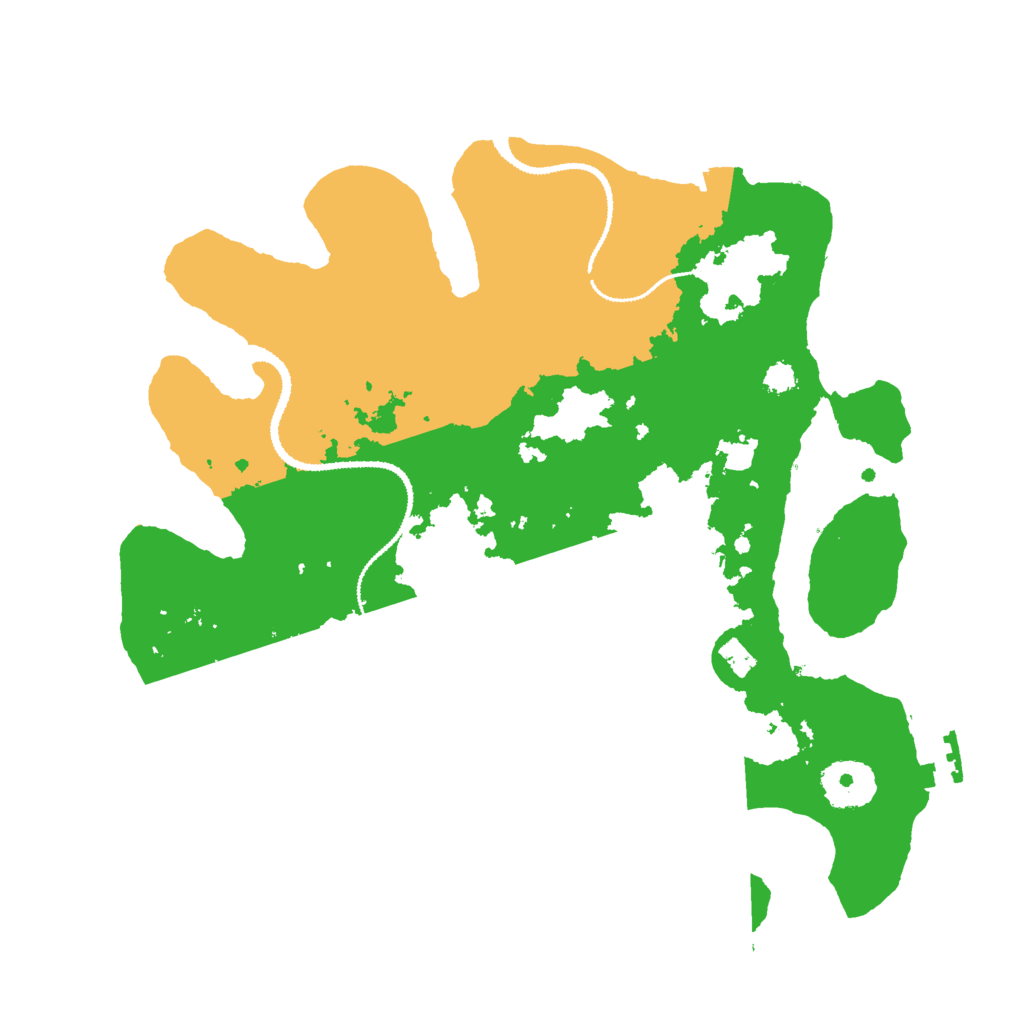 Biome Rust Map: Procedural Map, Size: 3000, Seed: 865104