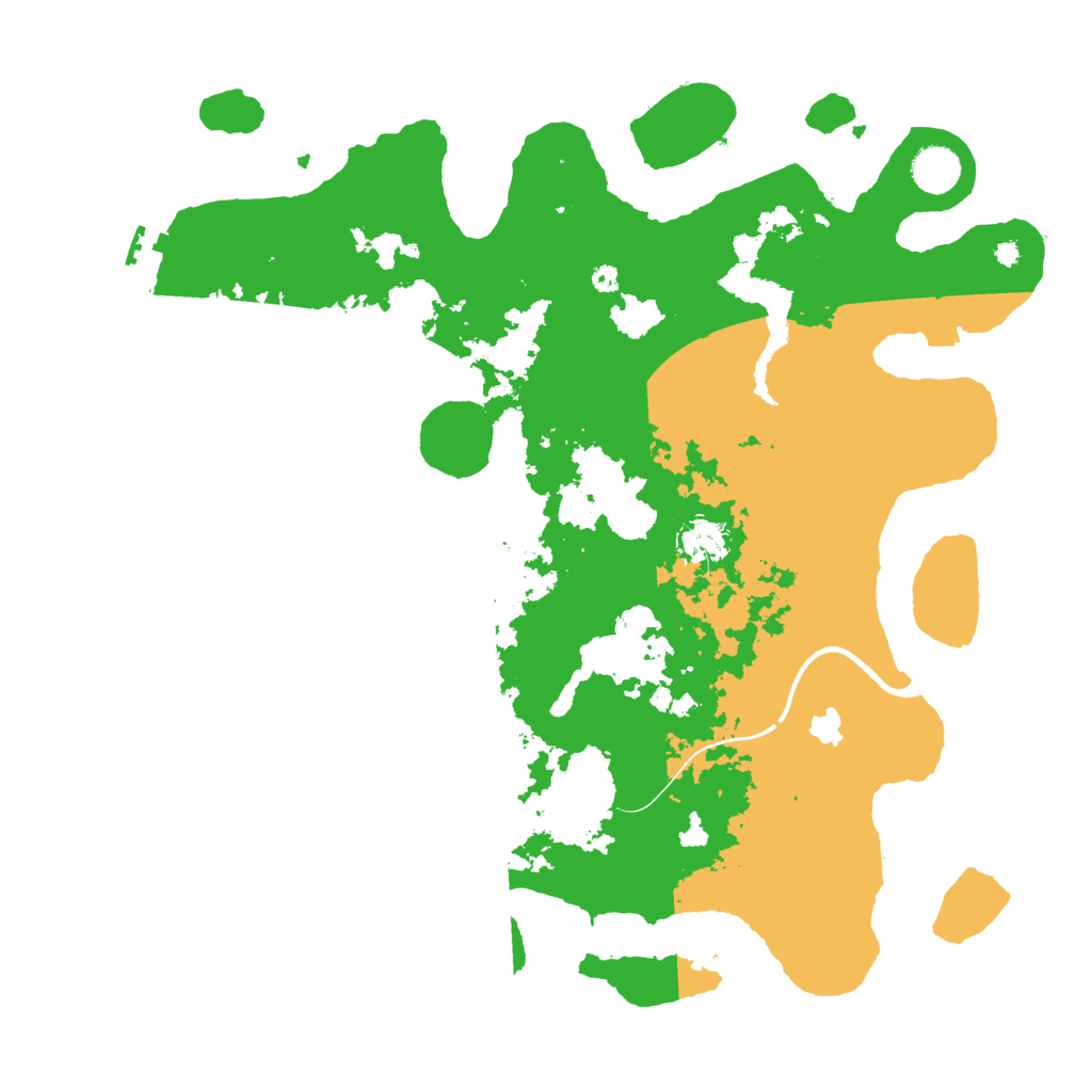 Biome Rust Map: Procedural Map, Size: 4000, Seed: 58656596