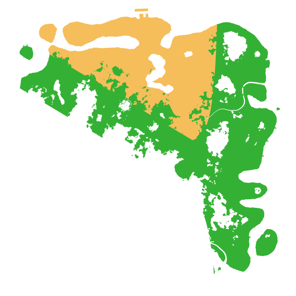 Biome Rust Map: Procedural Map, Size: 4500, Seed: 2021111901