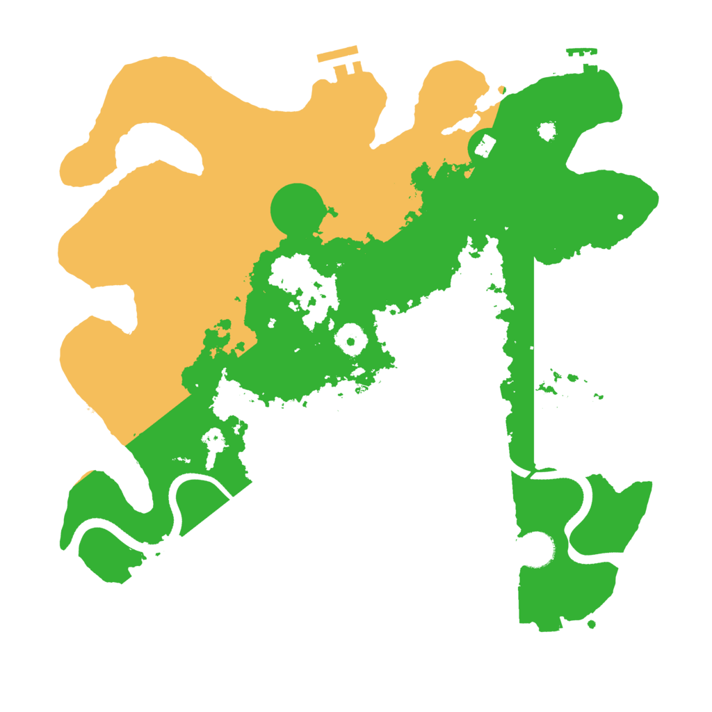 Biome Rust Map: Procedural Map, Size: 3500, Seed: 1787718958