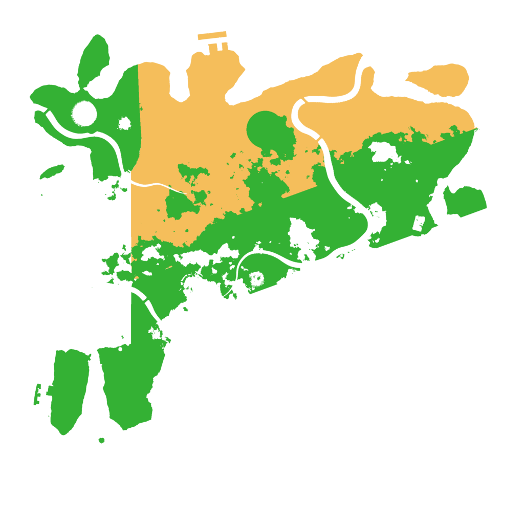 Biome Rust Map: Procedural Map, Size: 3700, Seed: 1490065579