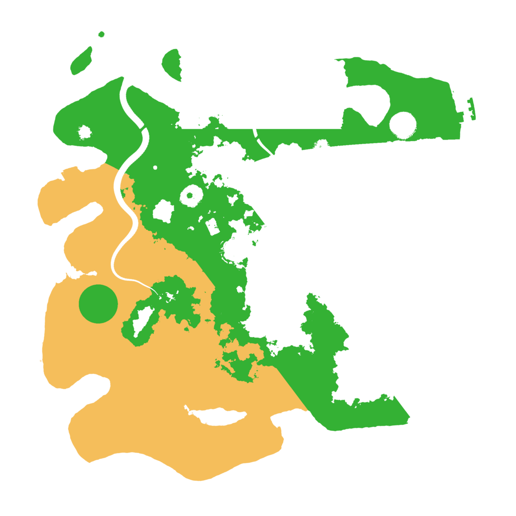 Biome Rust Map: Procedural Map, Size: 3500, Seed: 731569987