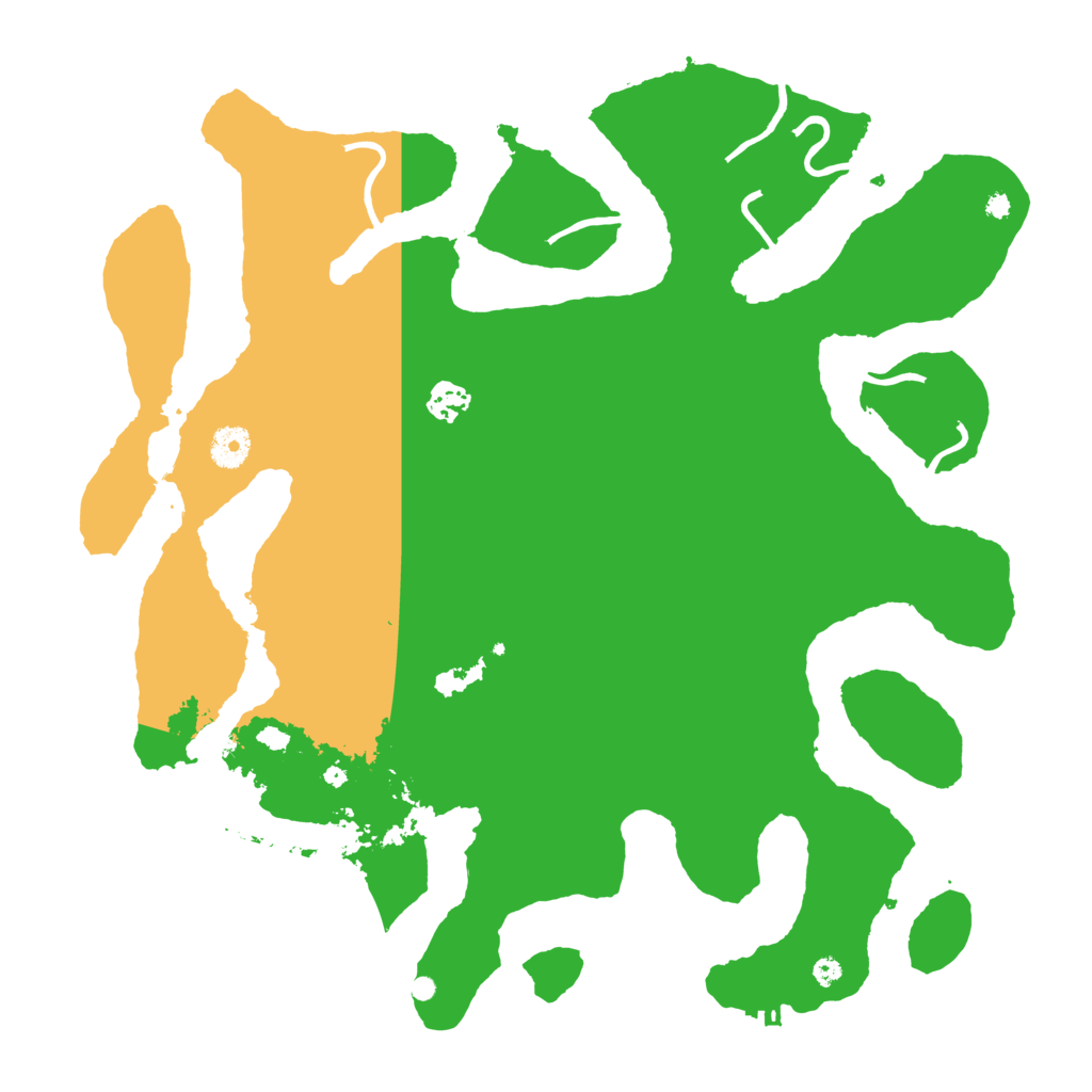 Biome Rust Map: Procedural Map, Size: 4000, Seed: 19147612