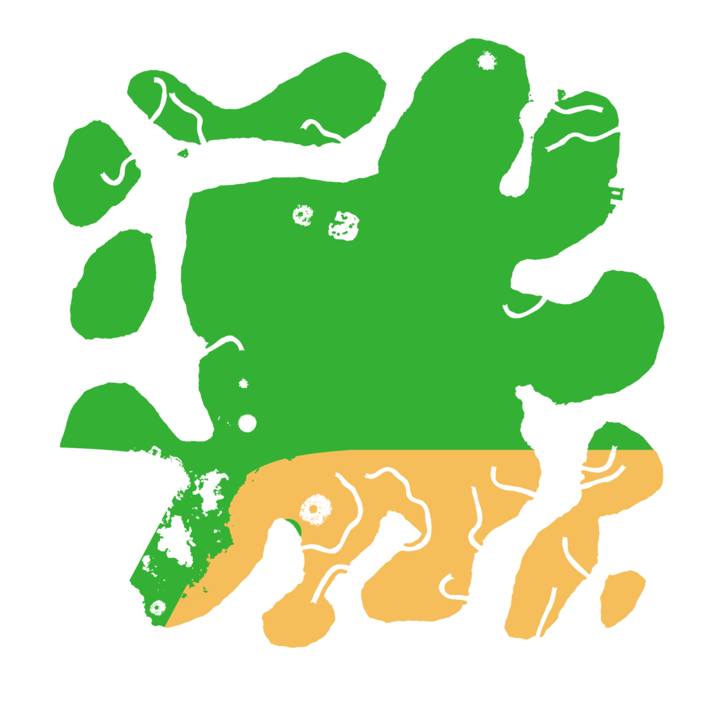 Biome Rust Map: Procedural Map, Size: 3500, Seed: 1110100860
