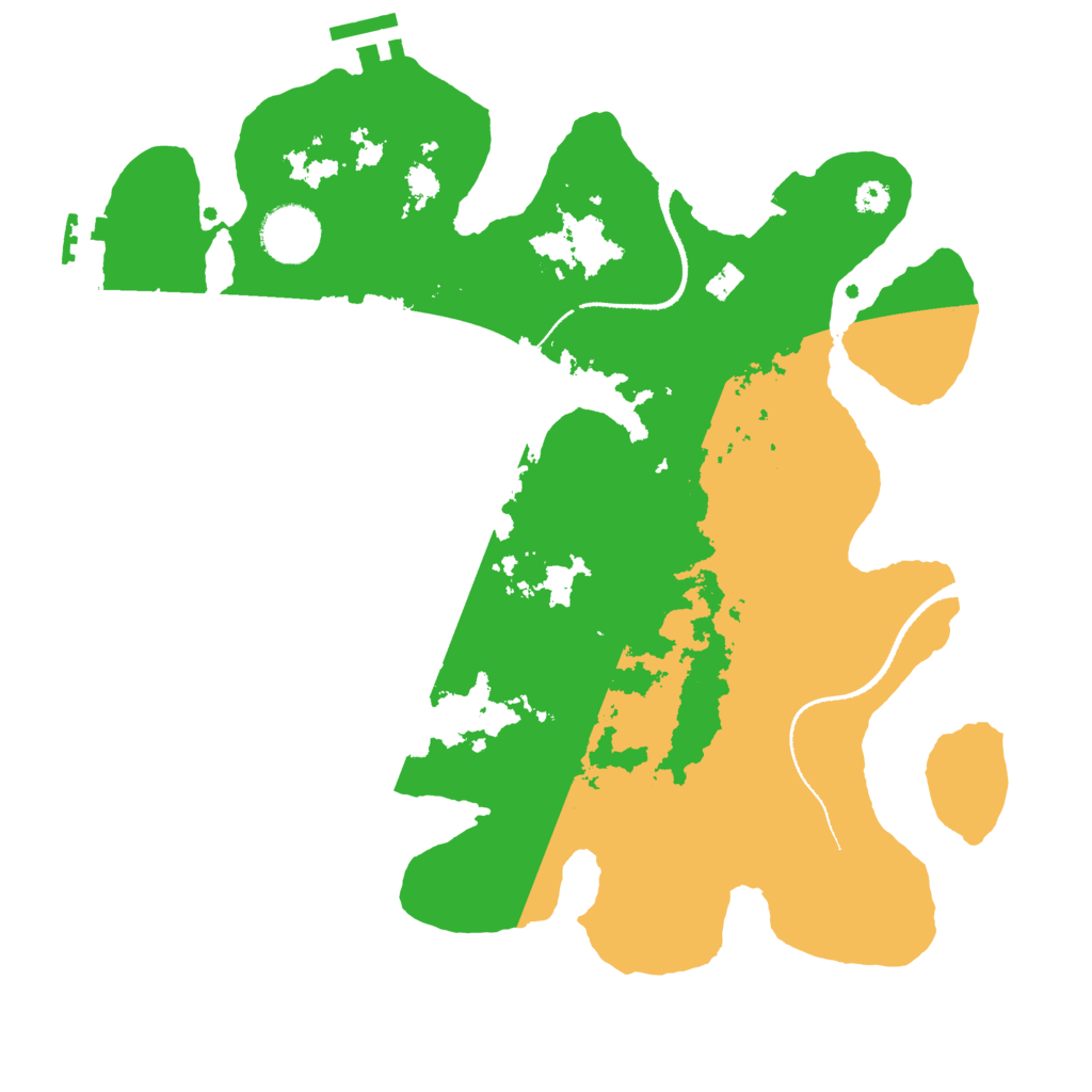 Biome Rust Map: Procedural Map, Size: 3250, Seed: 66