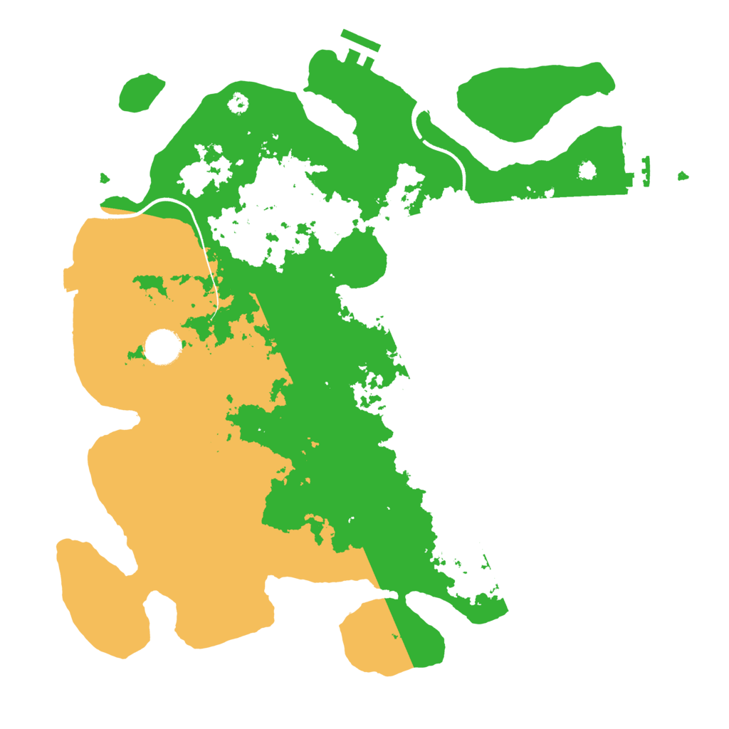 Biome Rust Map: Procedural Map, Size: 3600, Seed: 2082988474