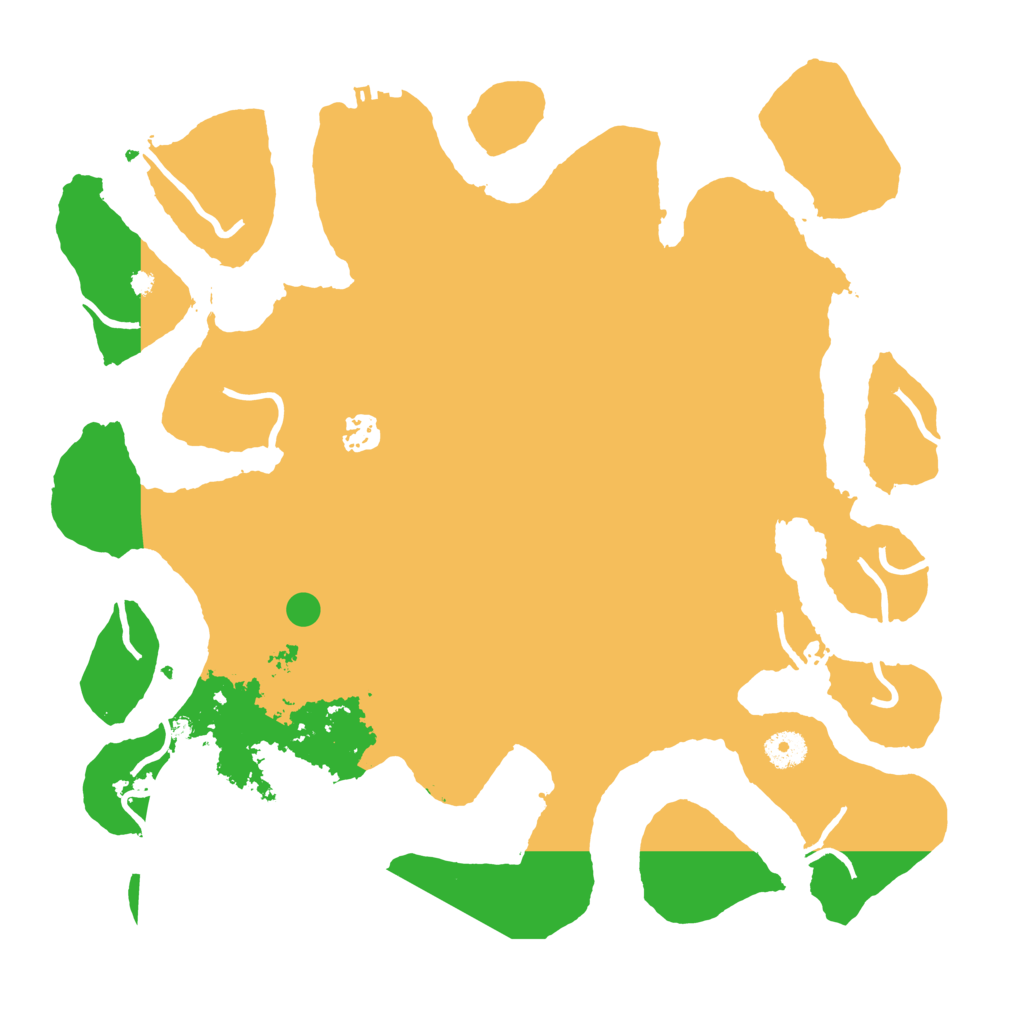 Biome Rust Map: Procedural Map, Size: 3950, Seed: 32210291