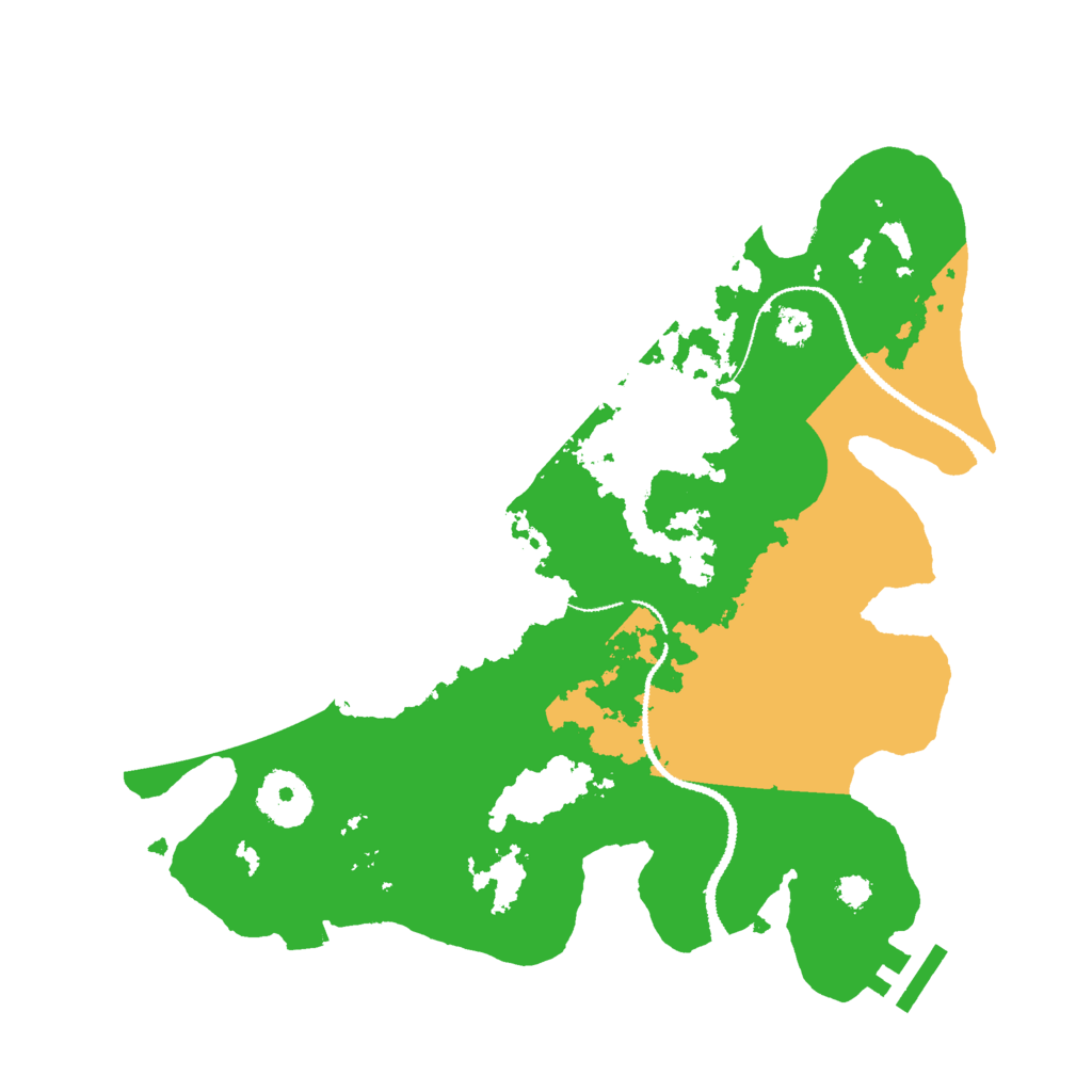 Biome Rust Map: Procedural Map, Size: 3000, Seed: 740308