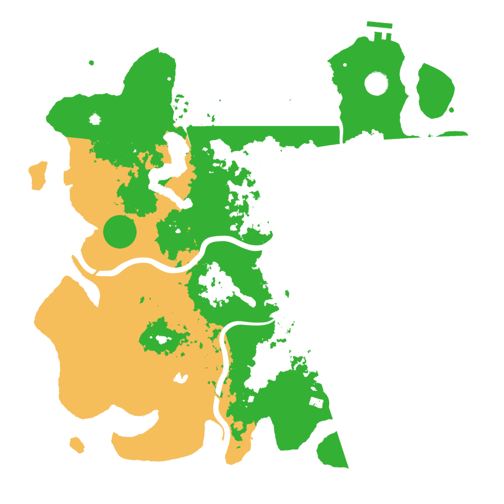 Biome Rust Map: Procedural Map, Size: 4000, Seed: 16262367