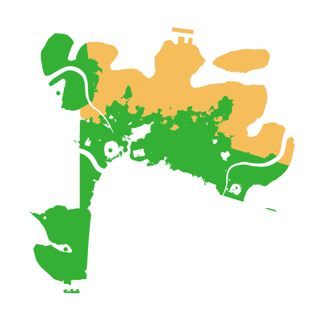 Biome Rust Map: Procedural Map, Size: 3000, Seed: 9899