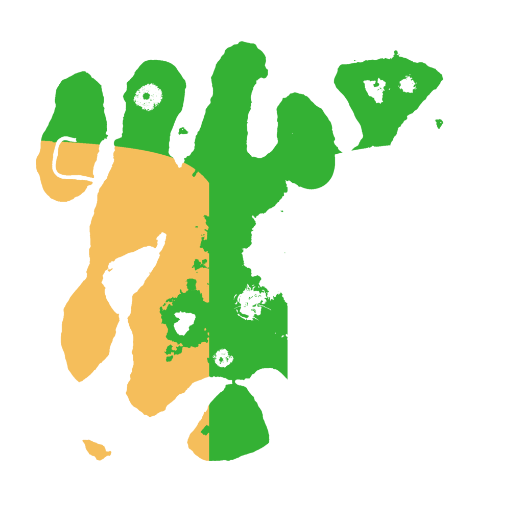 Biome Rust Map: Procedural Map, Size: 3000, Seed: 2487872