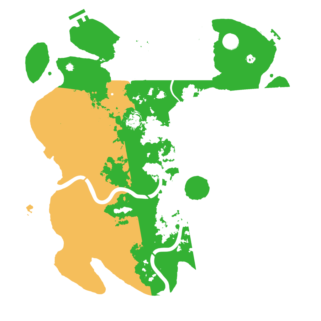 Biome Rust Map: Procedural Map, Size: 3700, Seed: 60950000