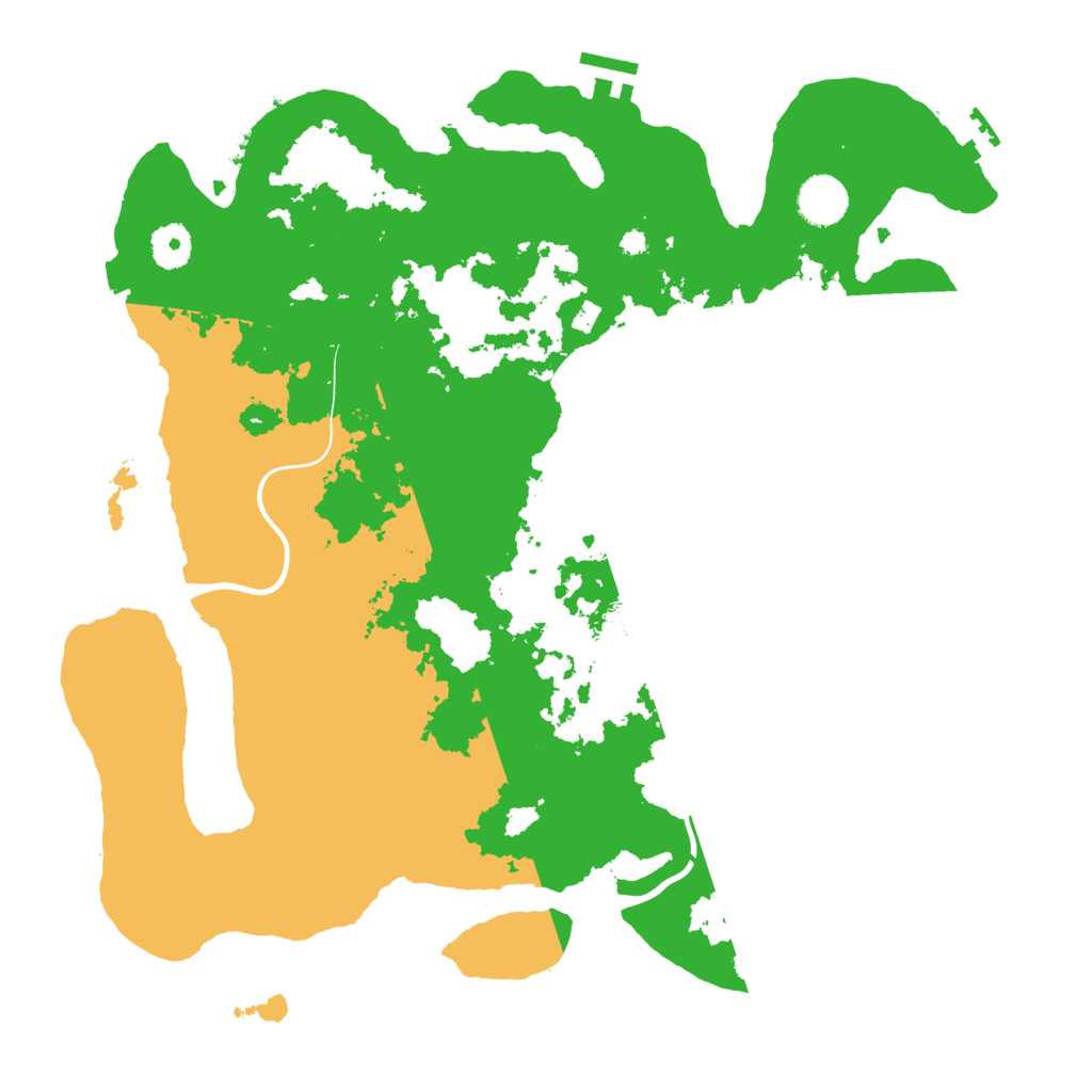 Biome Rust Map: Procedural Map, Size: 3800, Seed: 232598