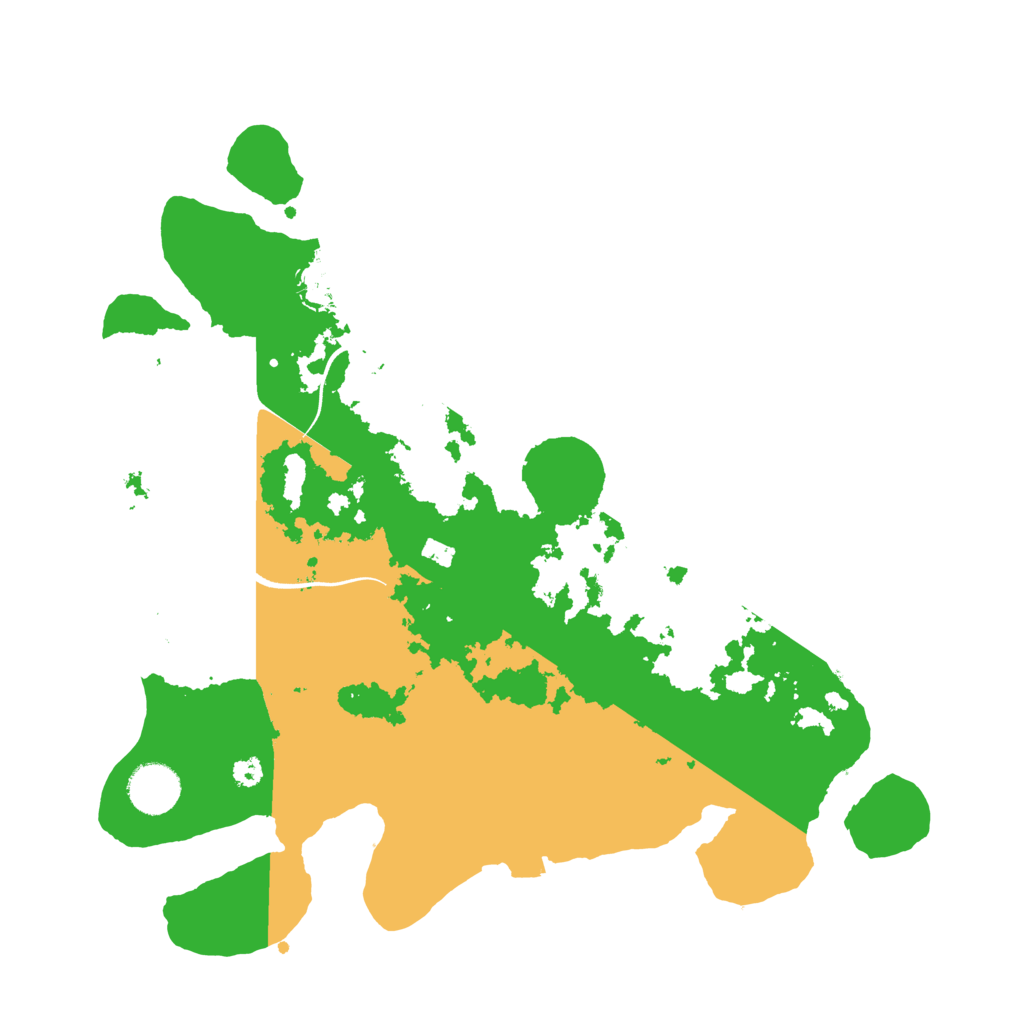 Biome Rust Map: Procedural Map, Size: 3500, Seed: 777749341