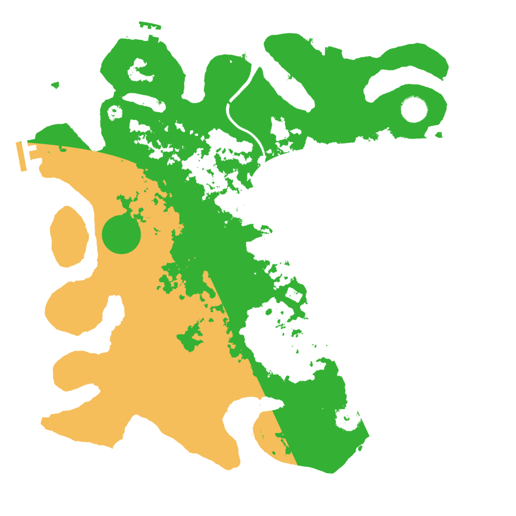 Biome Rust Map: Procedural Map, Size: 3500, Seed: 618587145