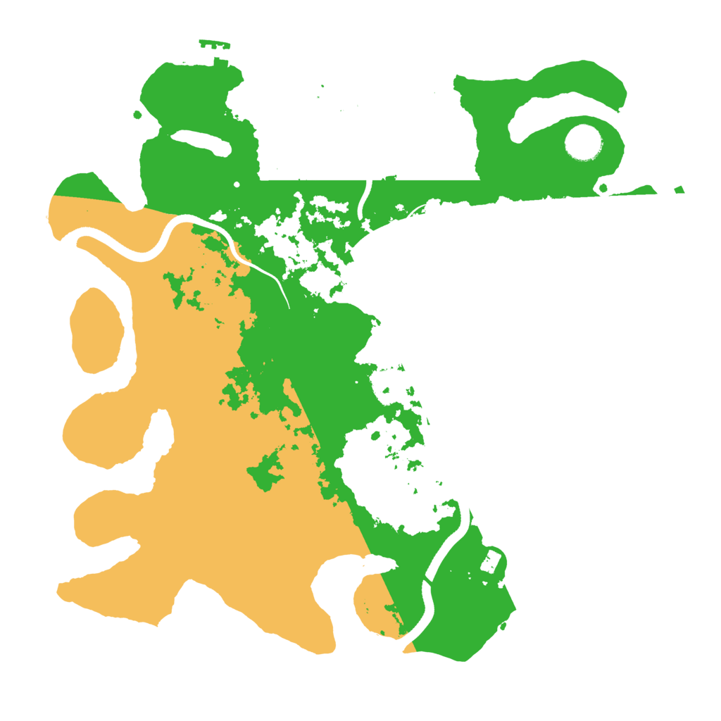 Biome Rust Map: Procedural Map, Size: 3500, Seed: 618587145