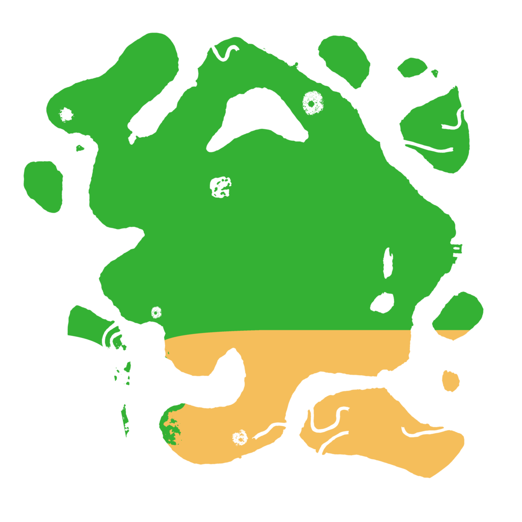 Biome Rust Map: Procedural Map, Size: 3500, Seed: 737087734