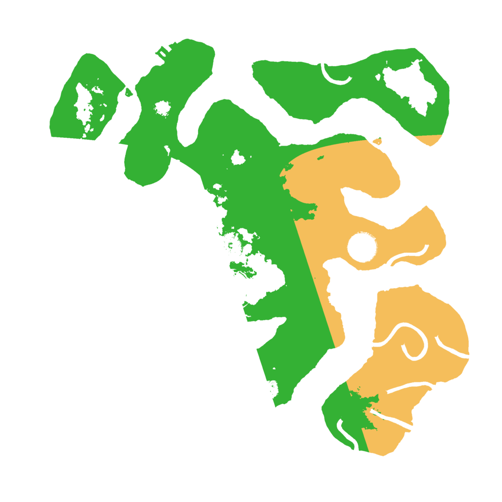 Biome Rust Map: Procedural Map, Size: 3000, Seed: 21110505