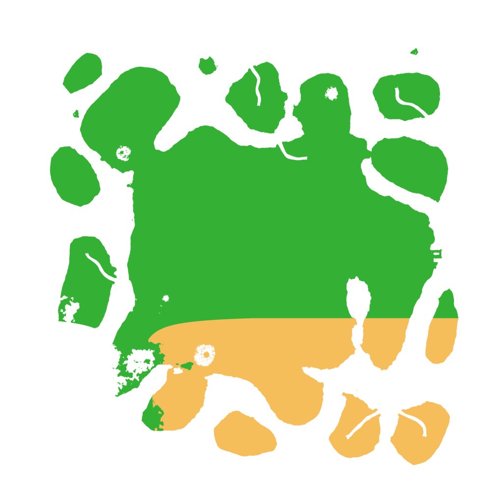 Biome Rust Map: Procedural Map, Size: 3500, Seed: 110783092