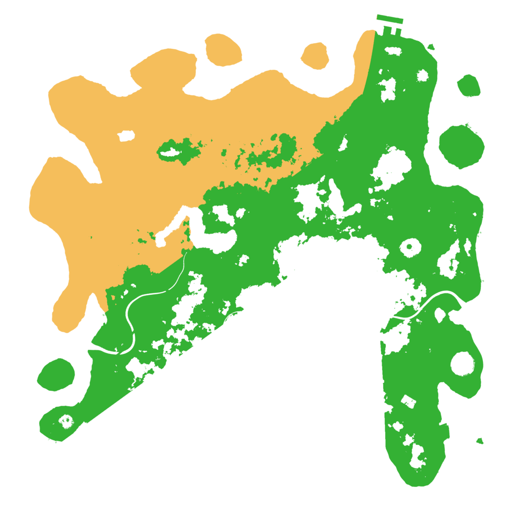 Biome Rust Map: Procedural Map, Size: 4000, Seed: 87035343