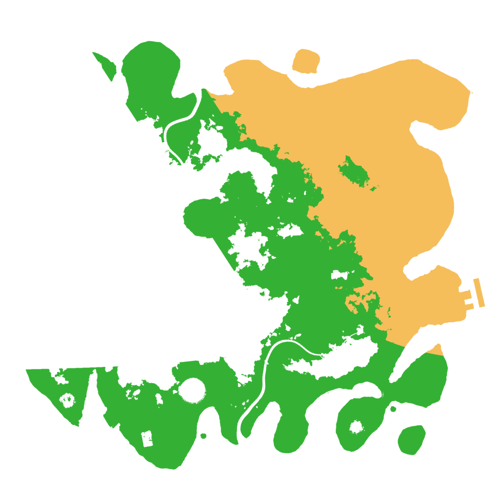 Biome Rust Map: Procedural Map, Size: 3500, Seed: 1222666790