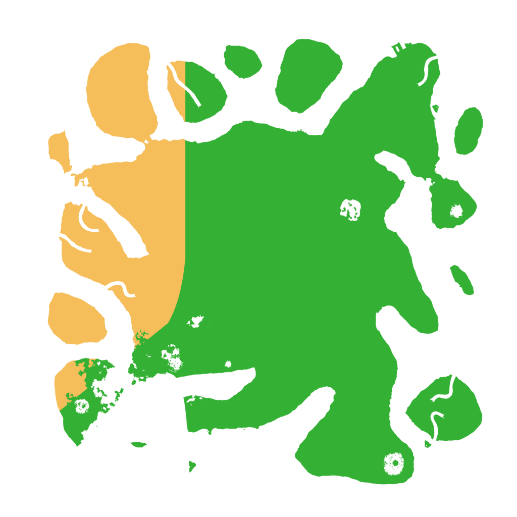 Biome Rust Map: Procedural Map, Size: 3600, Seed: 1925420379