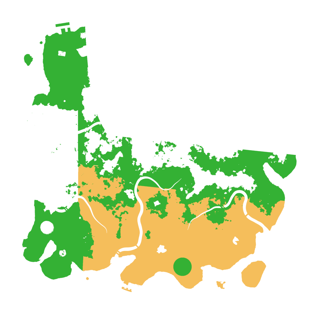 Biome Rust Map: Procedural Map, Size: 4500, Seed: 101135976