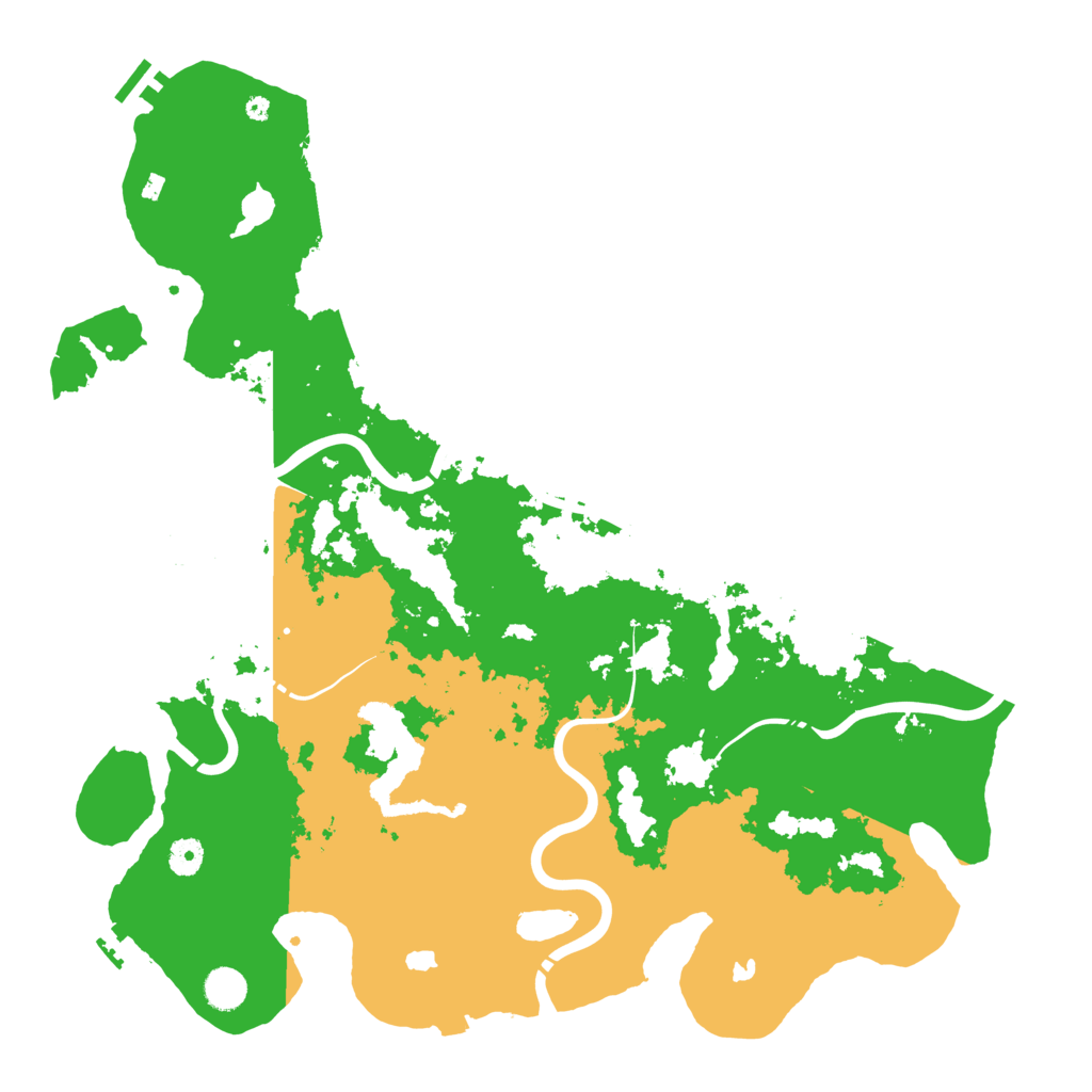 Biome Rust Map: Procedural Map, Size: 4500, Seed: 1141545984