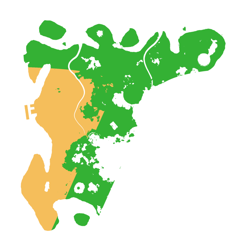 Biome Rust Map: Procedural Map, Size: 3500, Seed: 1650258944