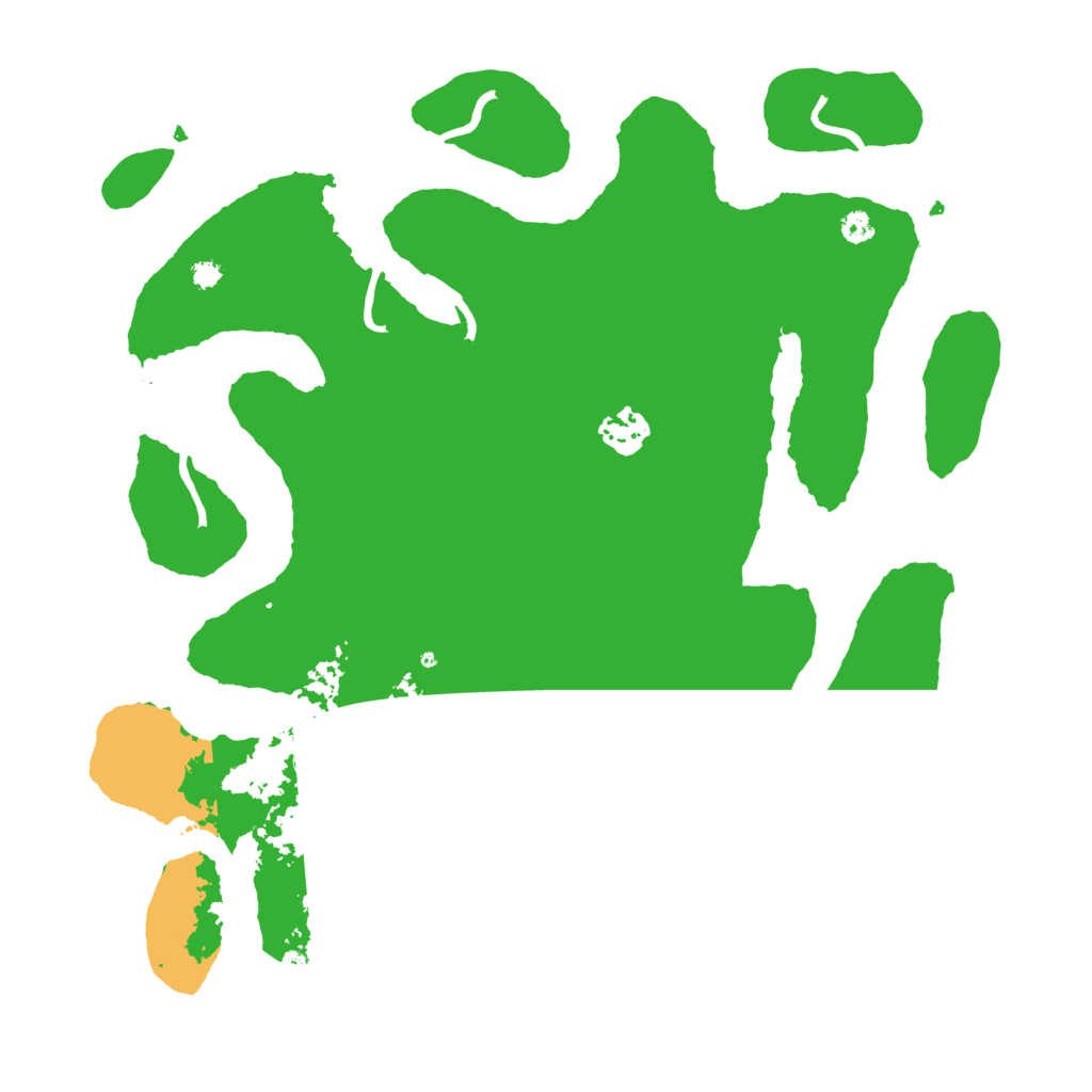 Biome Rust Map: Procedural Map, Size: 3500, Seed: 71660838