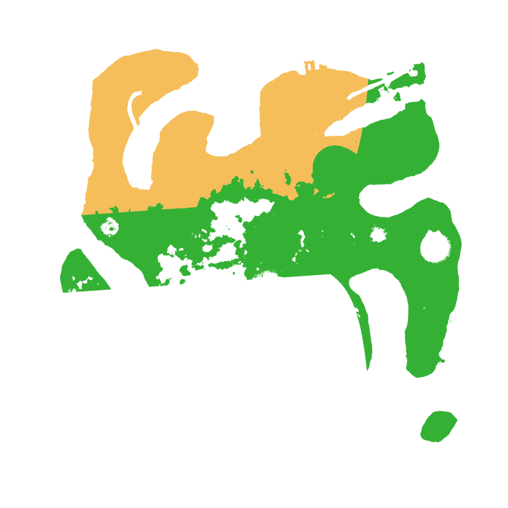 Biome Rust Map: Procedural Map, Size: 3000, Seed: 830372317