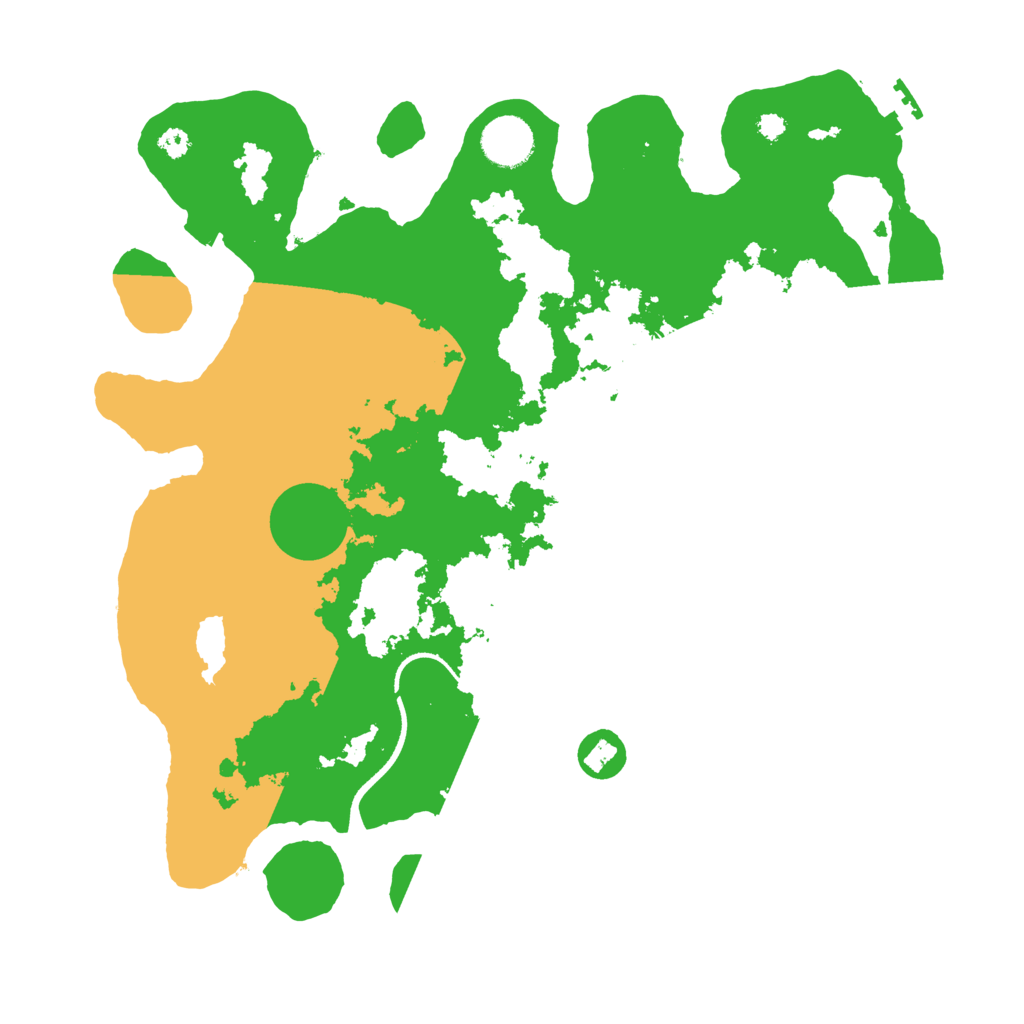 Biome Rust Map: Procedural Map, Size: 3500, Seed: 1757920005